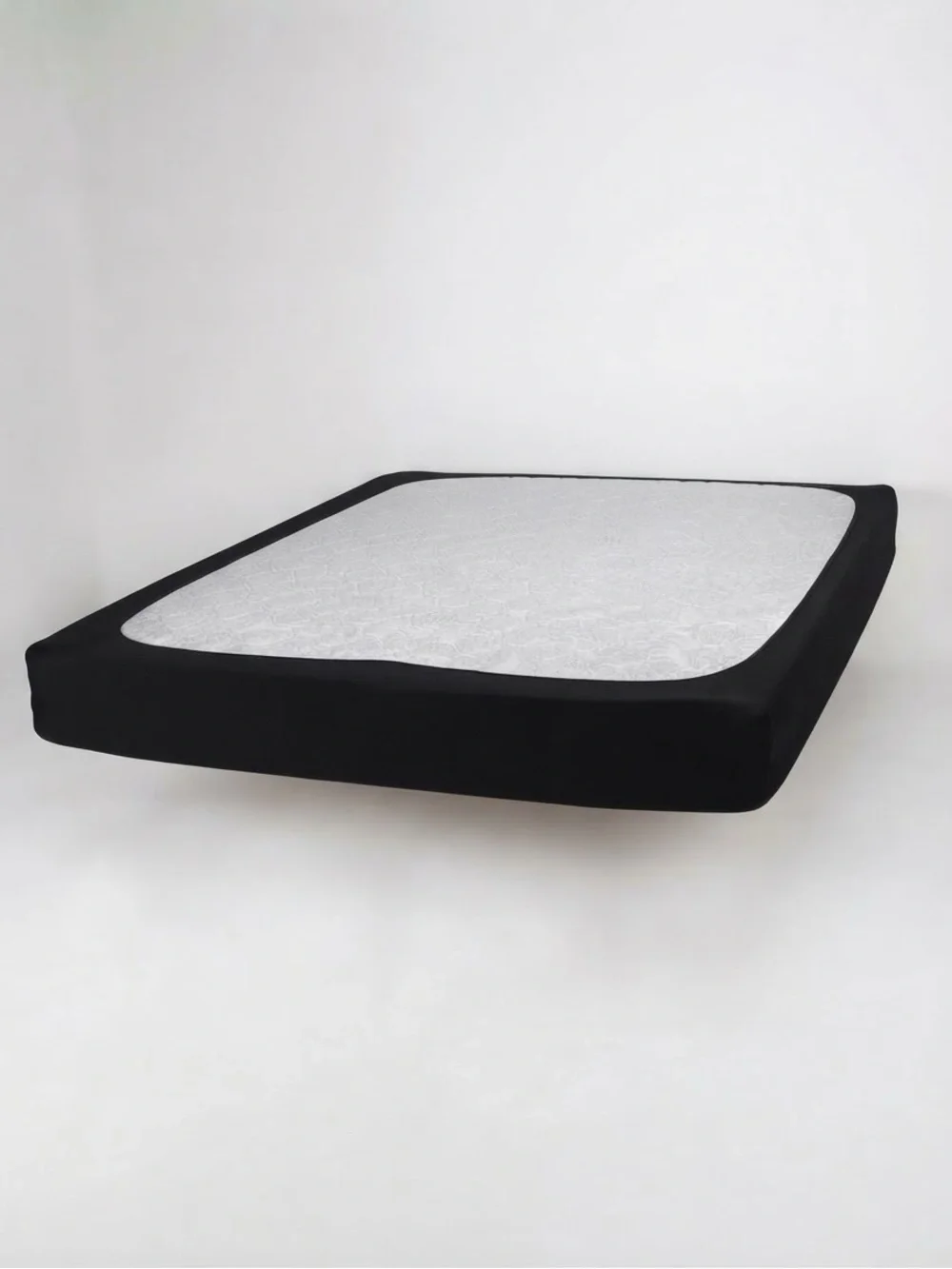 Barossa Design (Amazon) StretchWrap Bed Frame Skirt Cover in Black | Queen